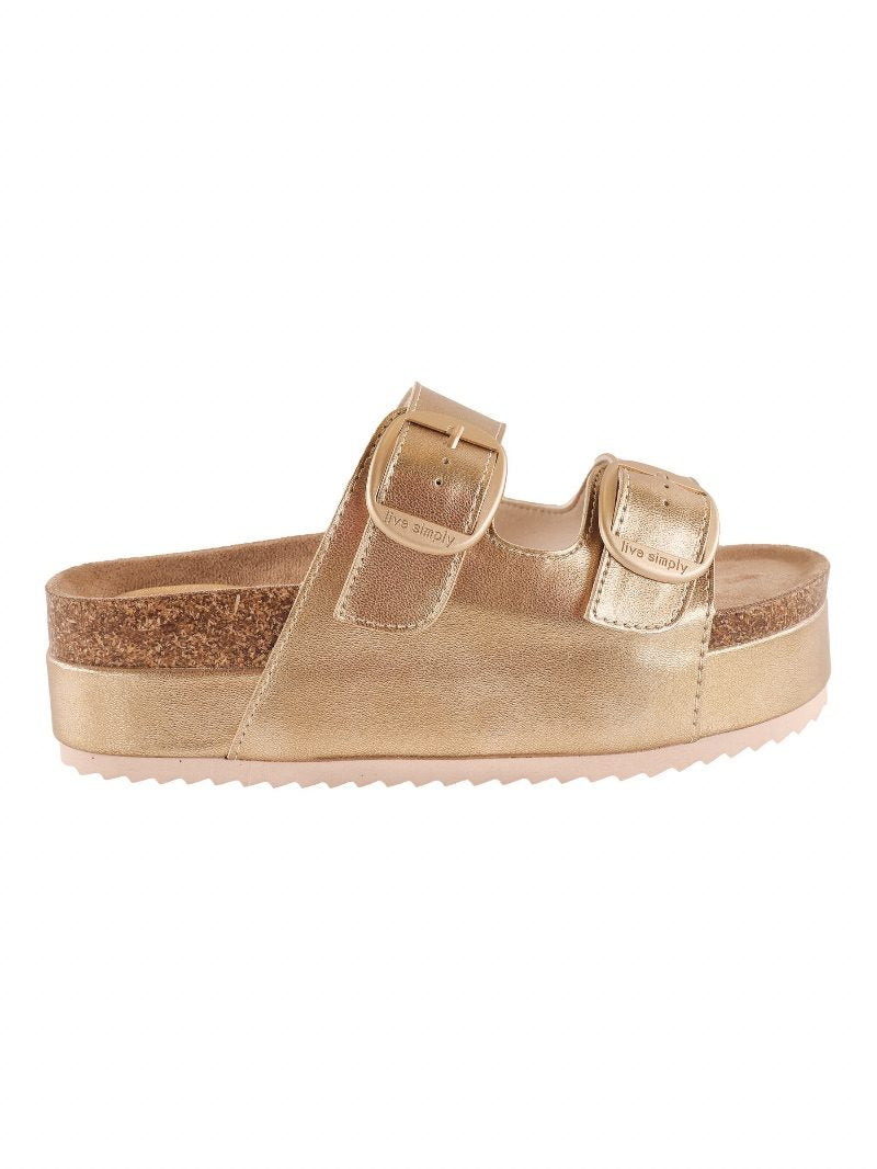 Simply Southern Double Buckle Platform Sandal