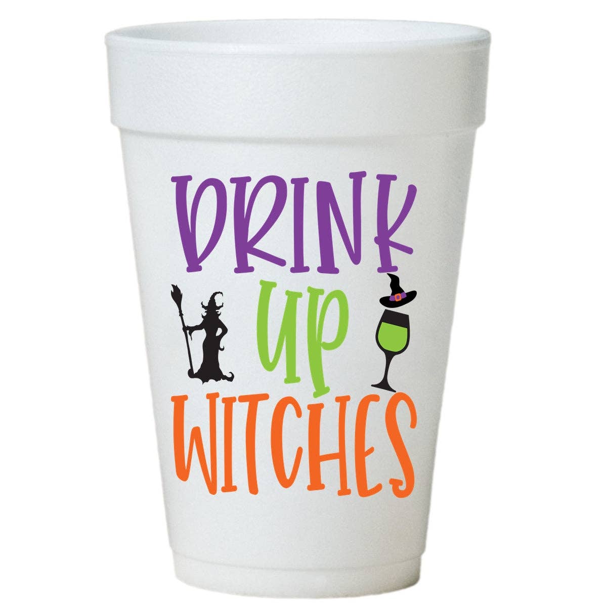 Drink UP Witches Halloween Party Cups