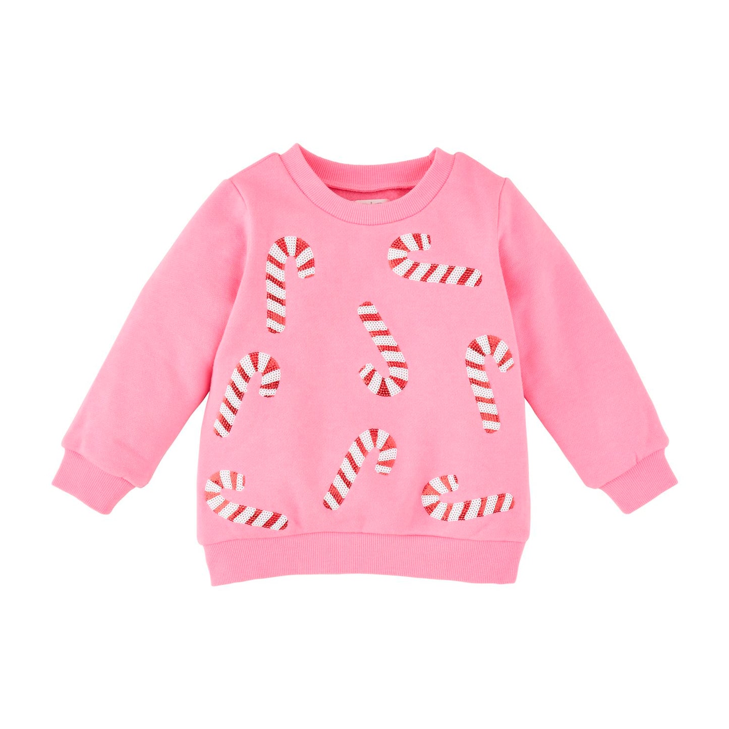 Candy Cane Sequins Toddler Sweatshirt