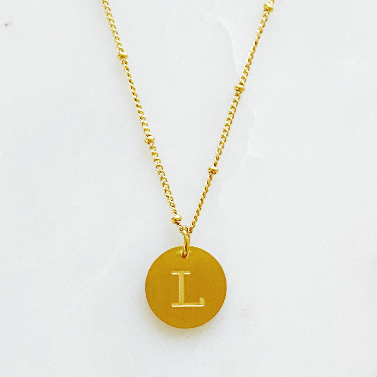 Ellison + Young: Singular Charm Initial Necklace