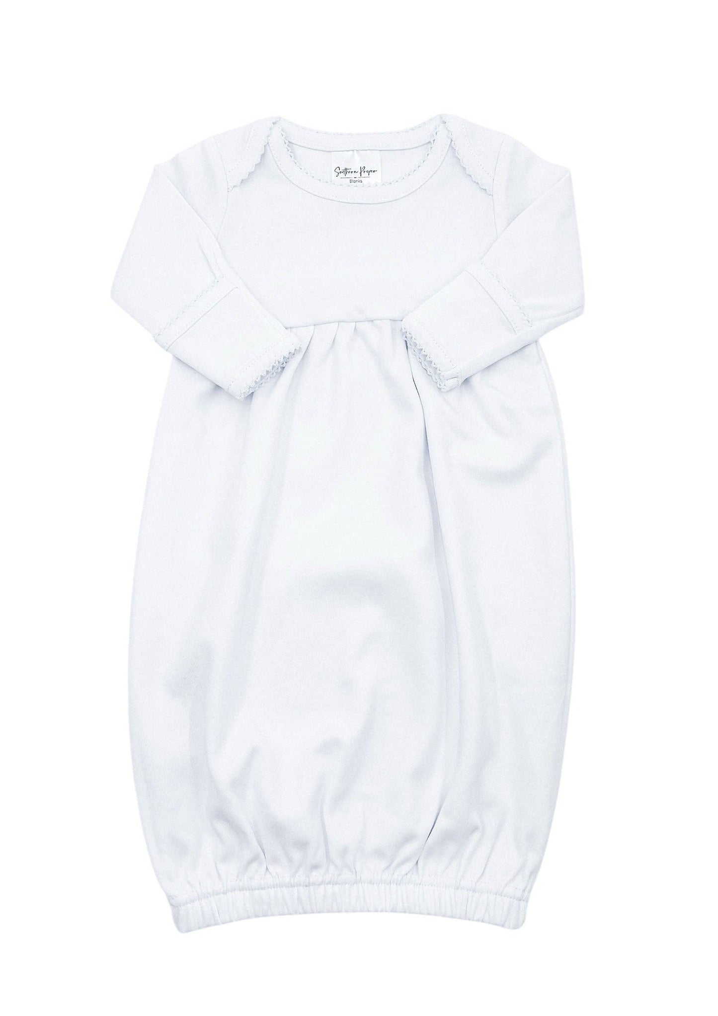 Newborn Baby Gowns - Picot Trim