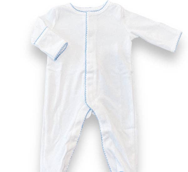 Classic Footed Onesies with Picot Trim