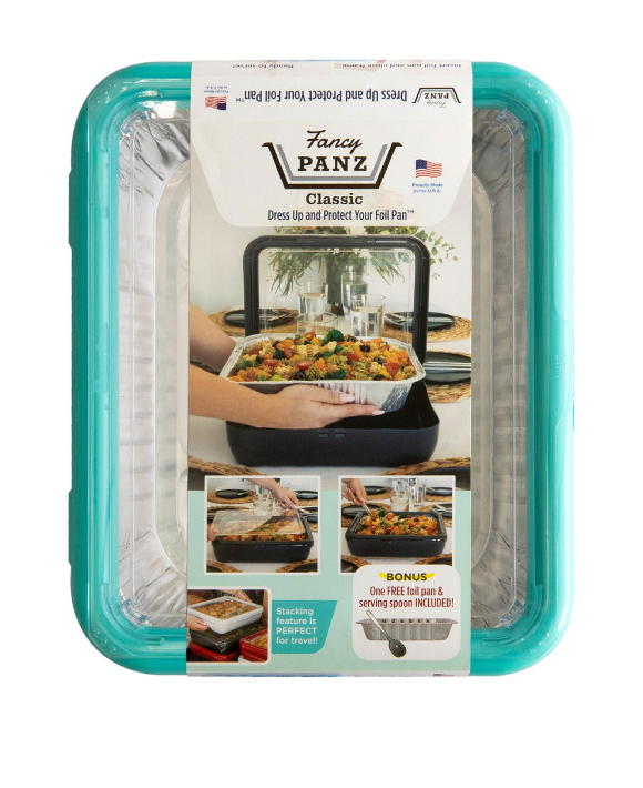 Classic Set - Pan Frame w/ Lid & Serving Spoon - Aqua