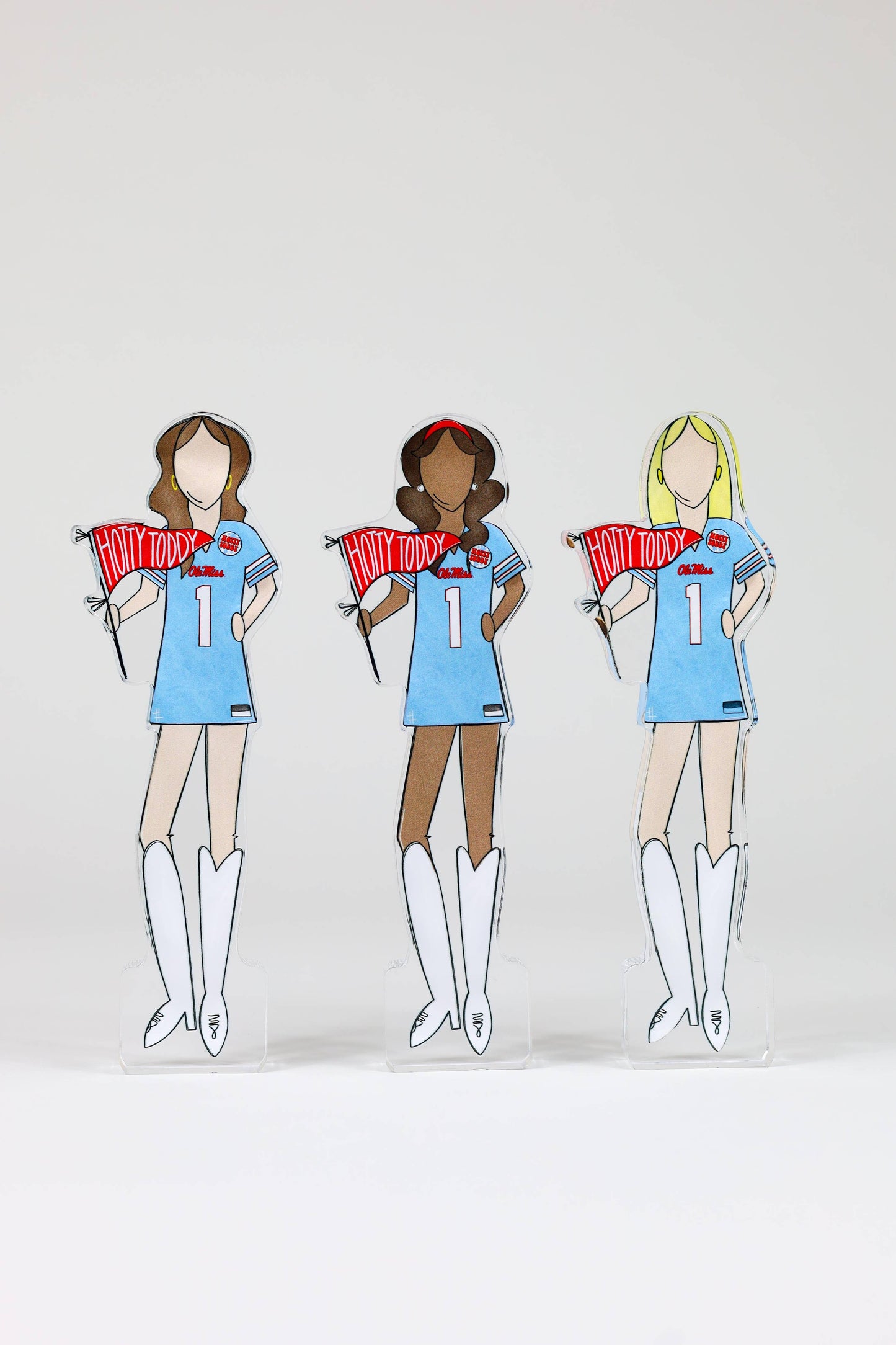 Ole Miss Girls Acrylic Shelfie | College Art Block