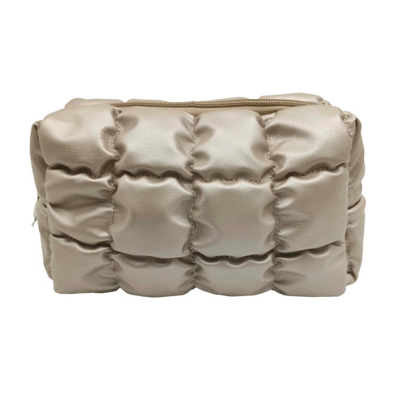 Quilted Puffy Cosmetic bags