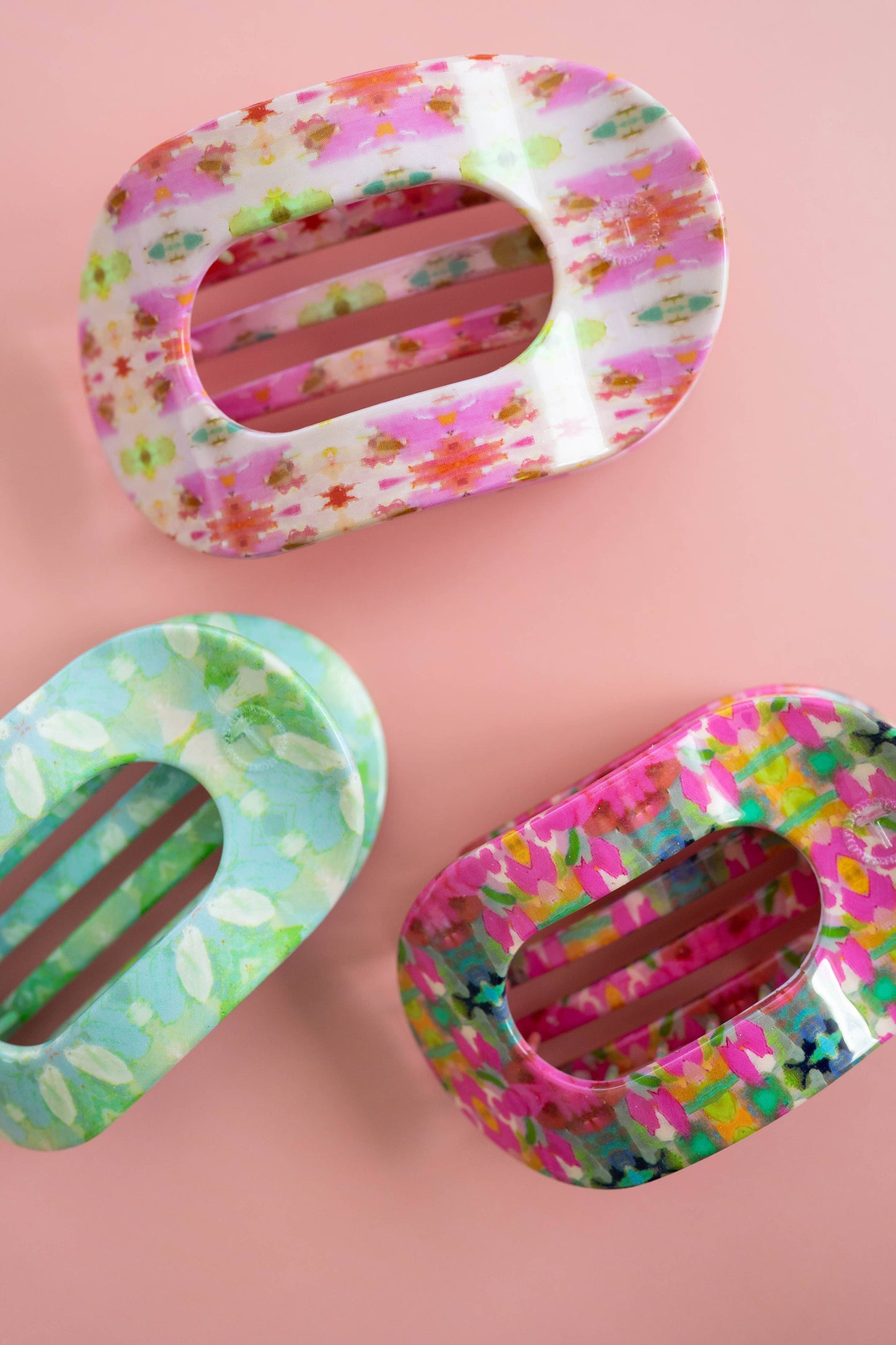 Teleties Medium Flat Round Hair Clip - Laura Park Collaboration