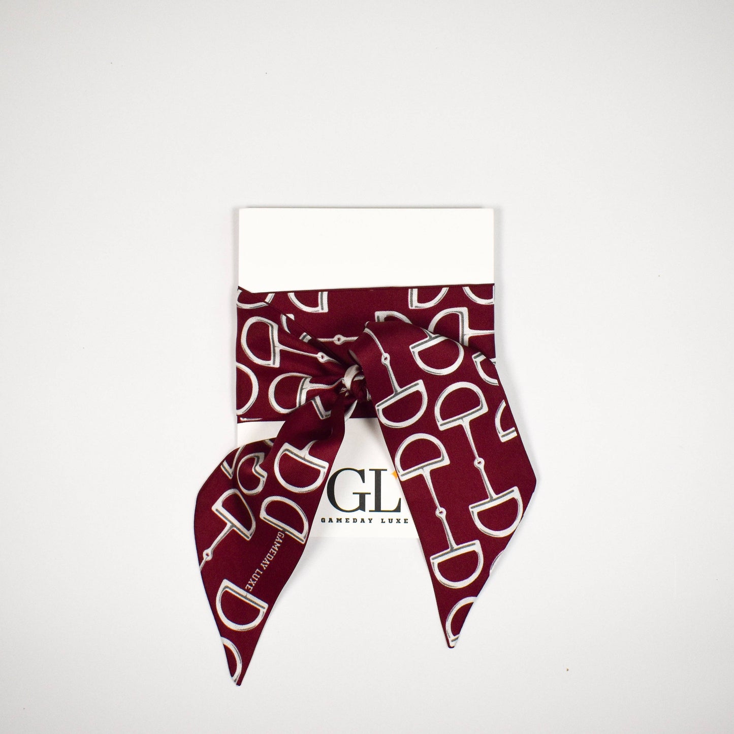 The Gameday Signature Scarf - Burgundy And White