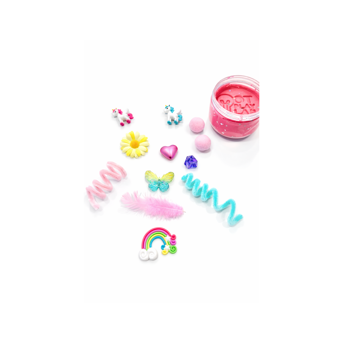 Unicorn Sensory Playdough Jar | Fine Motor Toy for Toddlers & Preschoolers