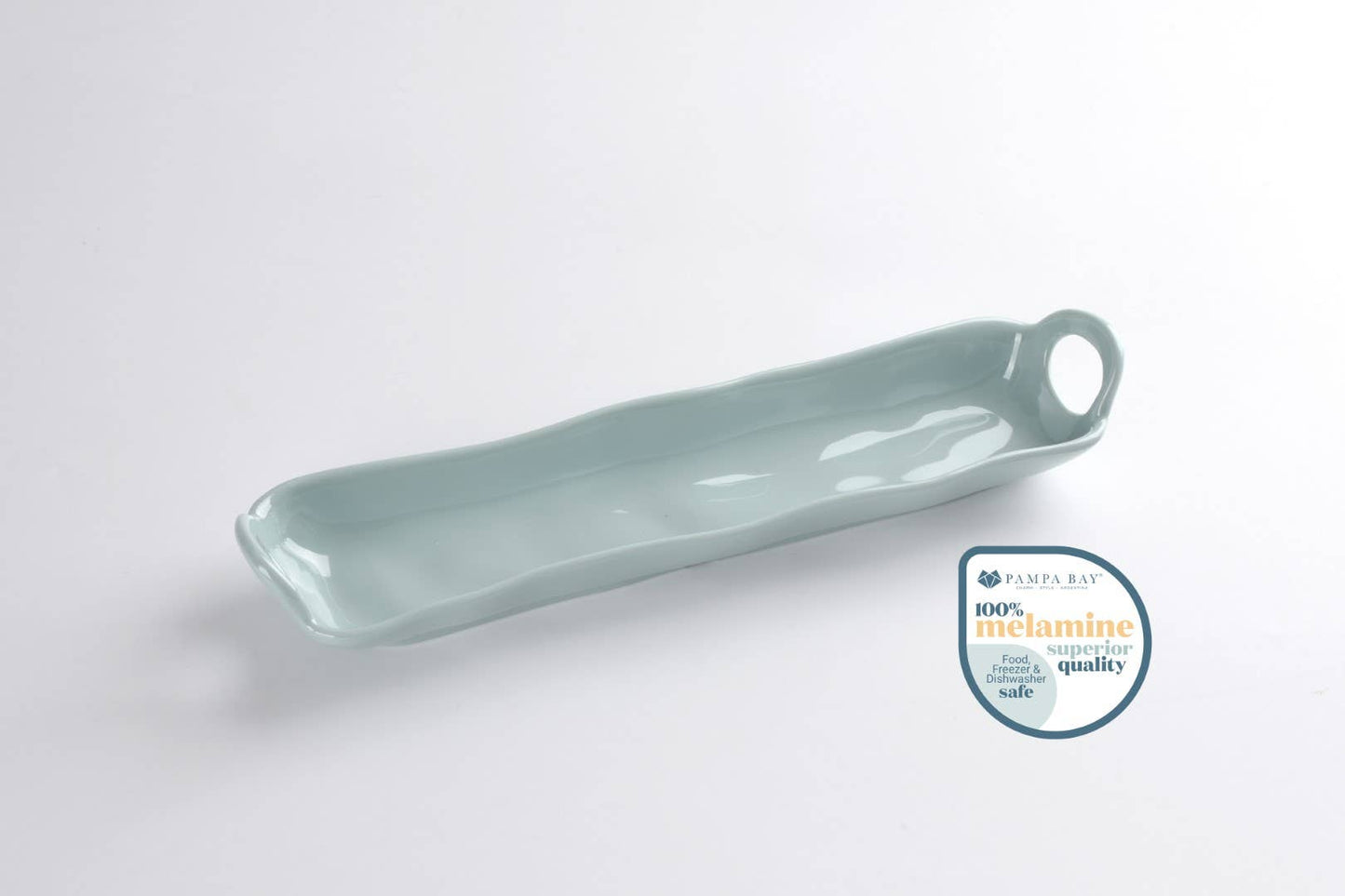 Pampa Bay Aqua Melamine Cracker Tray