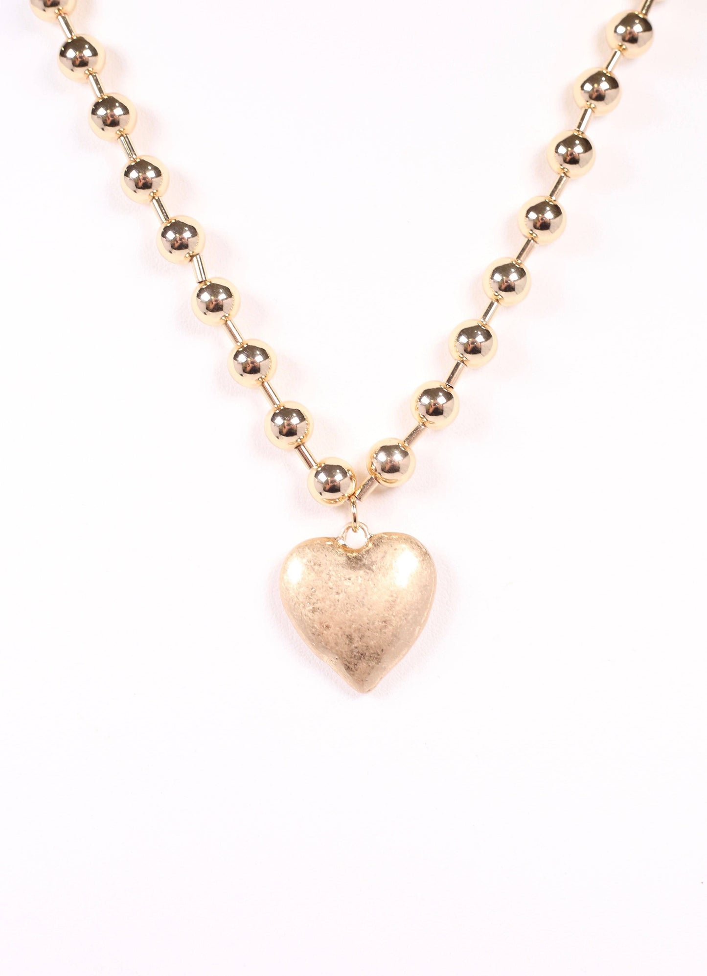 Caroline Hill Deedra Heart Necklace GOLD