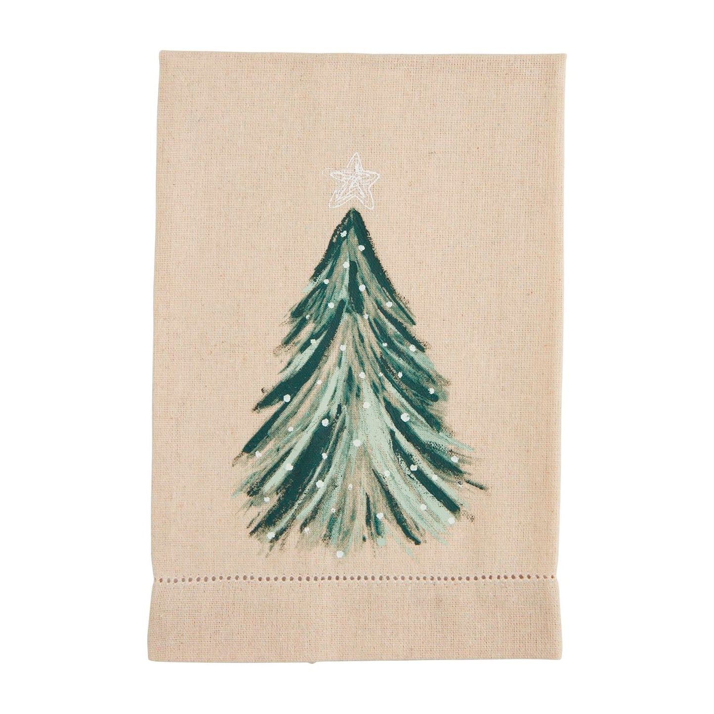 Hand Painted Christmas Guest Towels