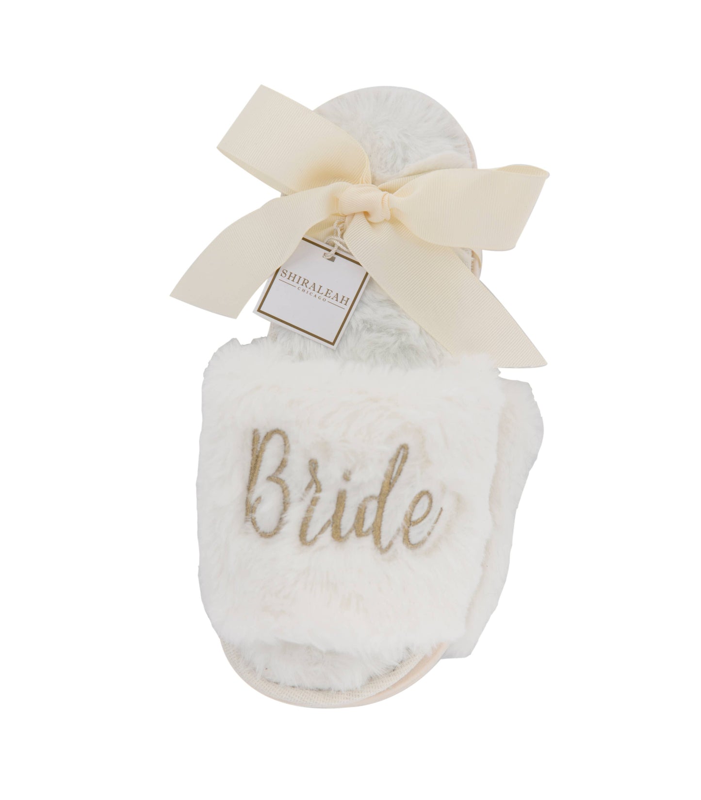 "BRIDE" SLIPPERS, IVORY