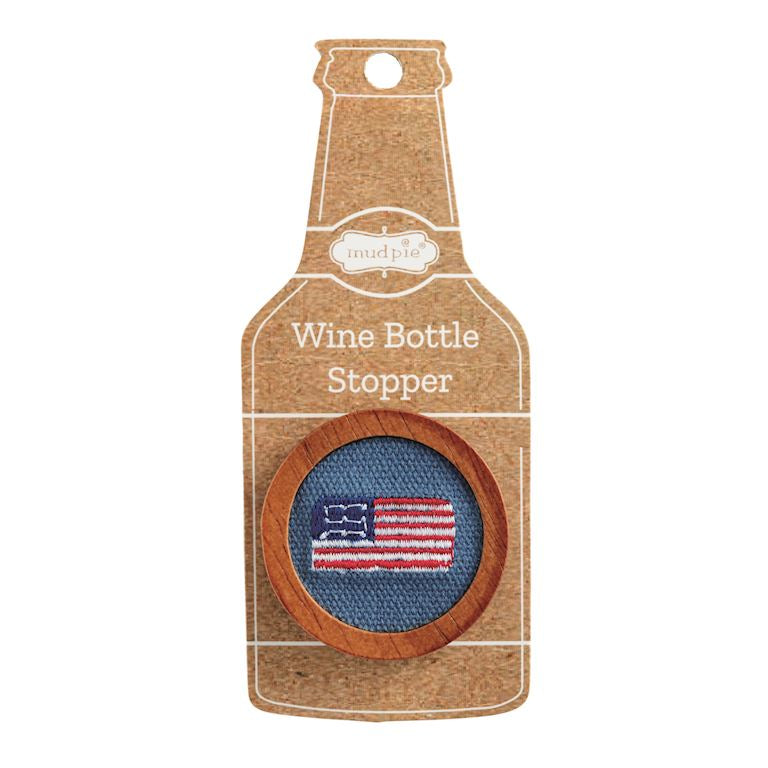 Embroidered Bottle Stoppers ( Football / Fish / Golf / Flag )