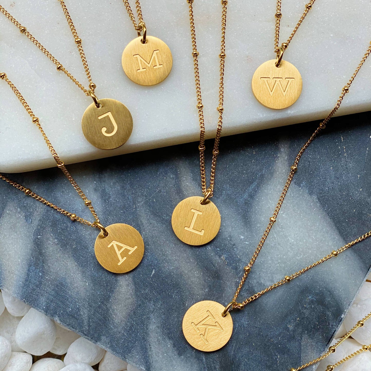 Ellison + Young: Singular Charm Initial Necklace
