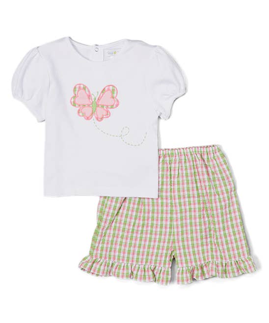 Butterfly Shirt & Shorts Set