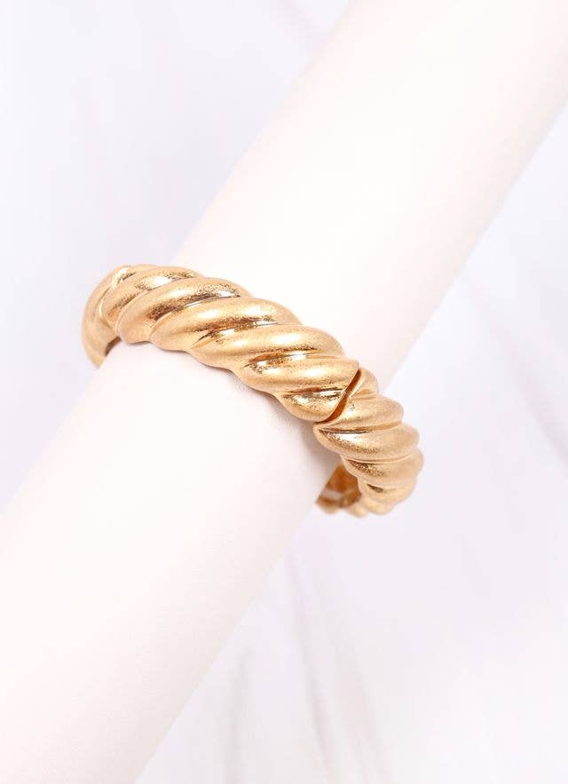 Caroline Hill Barbarina Metal Bracelet Gold