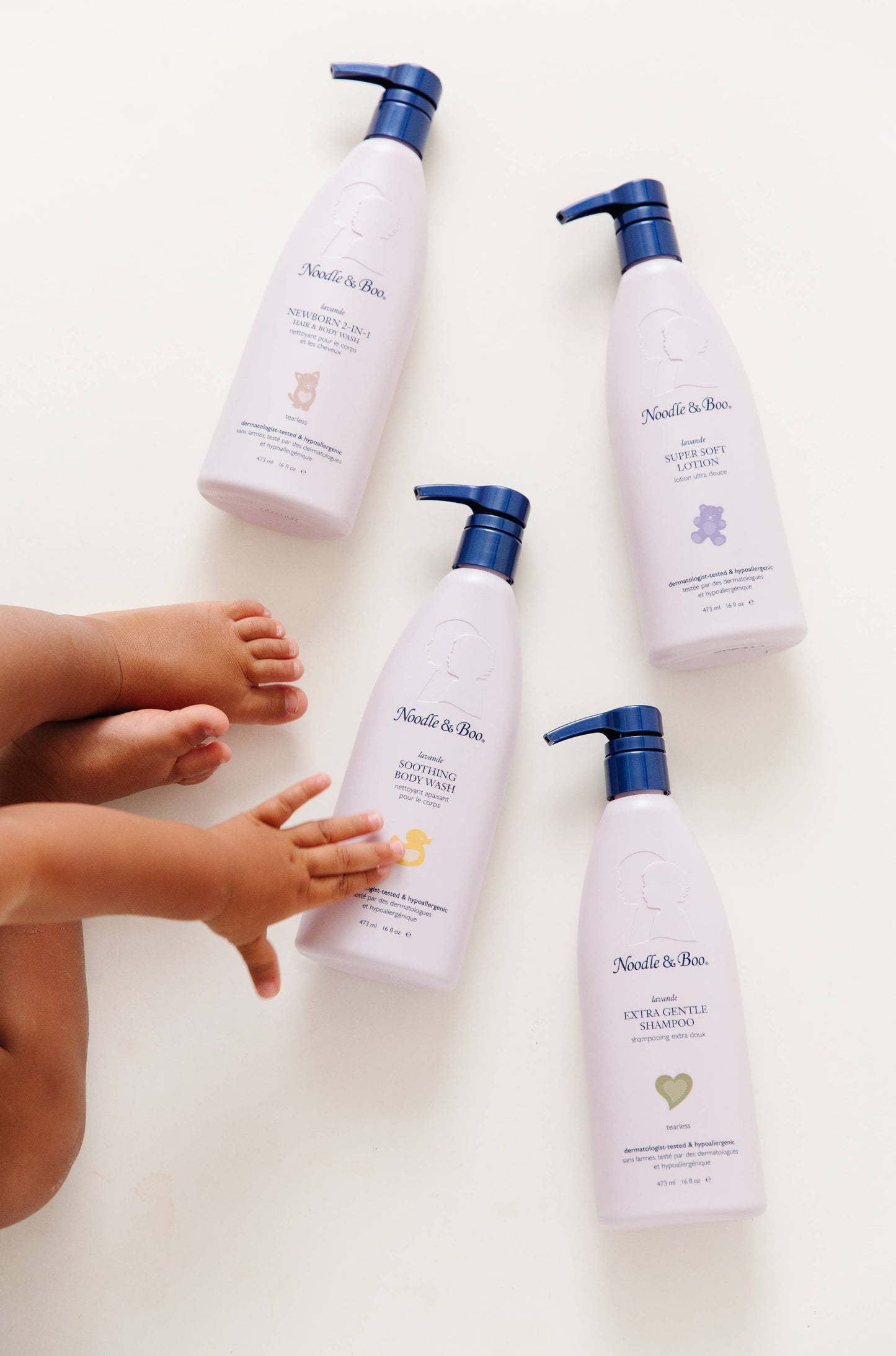 Noodle & Boo Newborn 2-in-1 Hair & Body Wash, Lavender, 16 oz