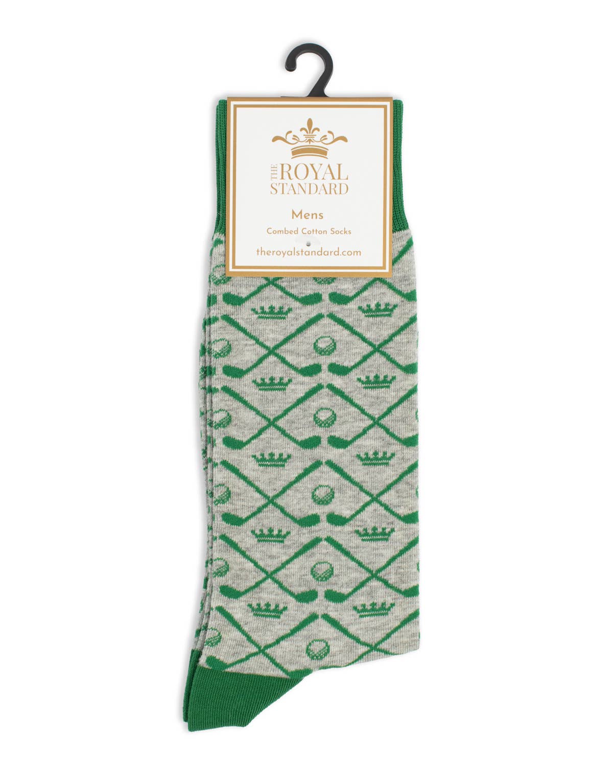 Men's Royal Golf Socks Green/Gray One Size