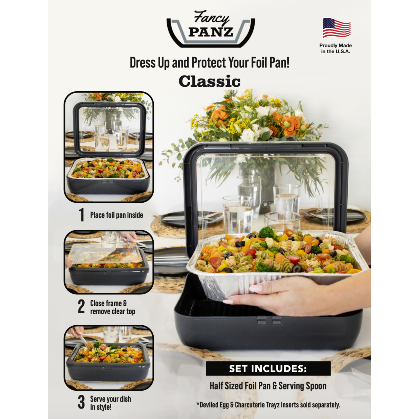 Classic Set - Pan Frame w/ Lid & Serving Spoon - Aqua