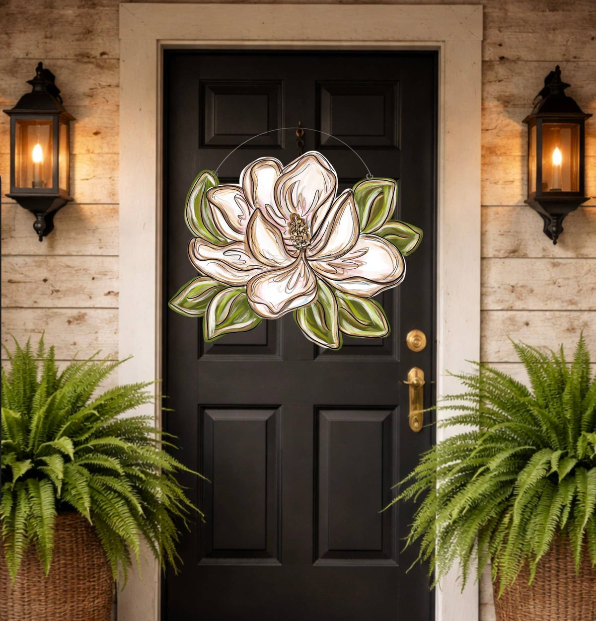 Magnolia Bloom Door Hanger