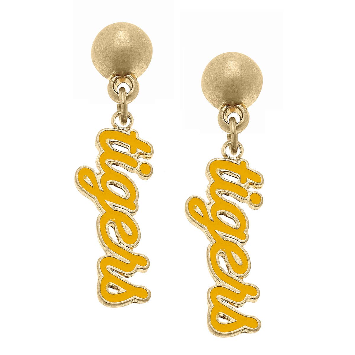 Tigers Gold Earrings