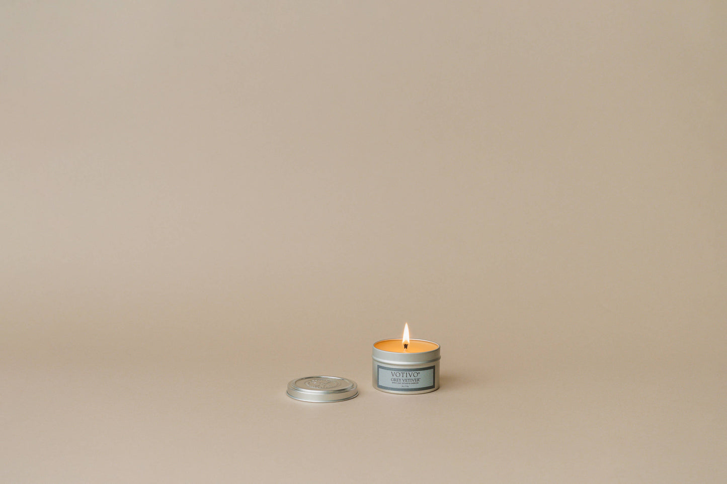 Aromatic Travel Tin Candle - Grey Vetiver