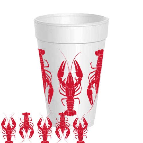 Crawfish Wrap - 16oz Styro Cups - 10 pack
