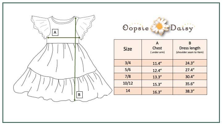 Girls Vintage Beige Floral Spring Easter Flutter Sleeve Dress