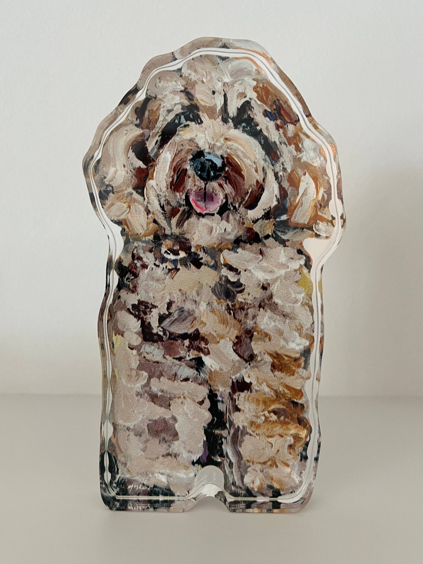 "Cockapoo Blonde" Acrylic Shelfie