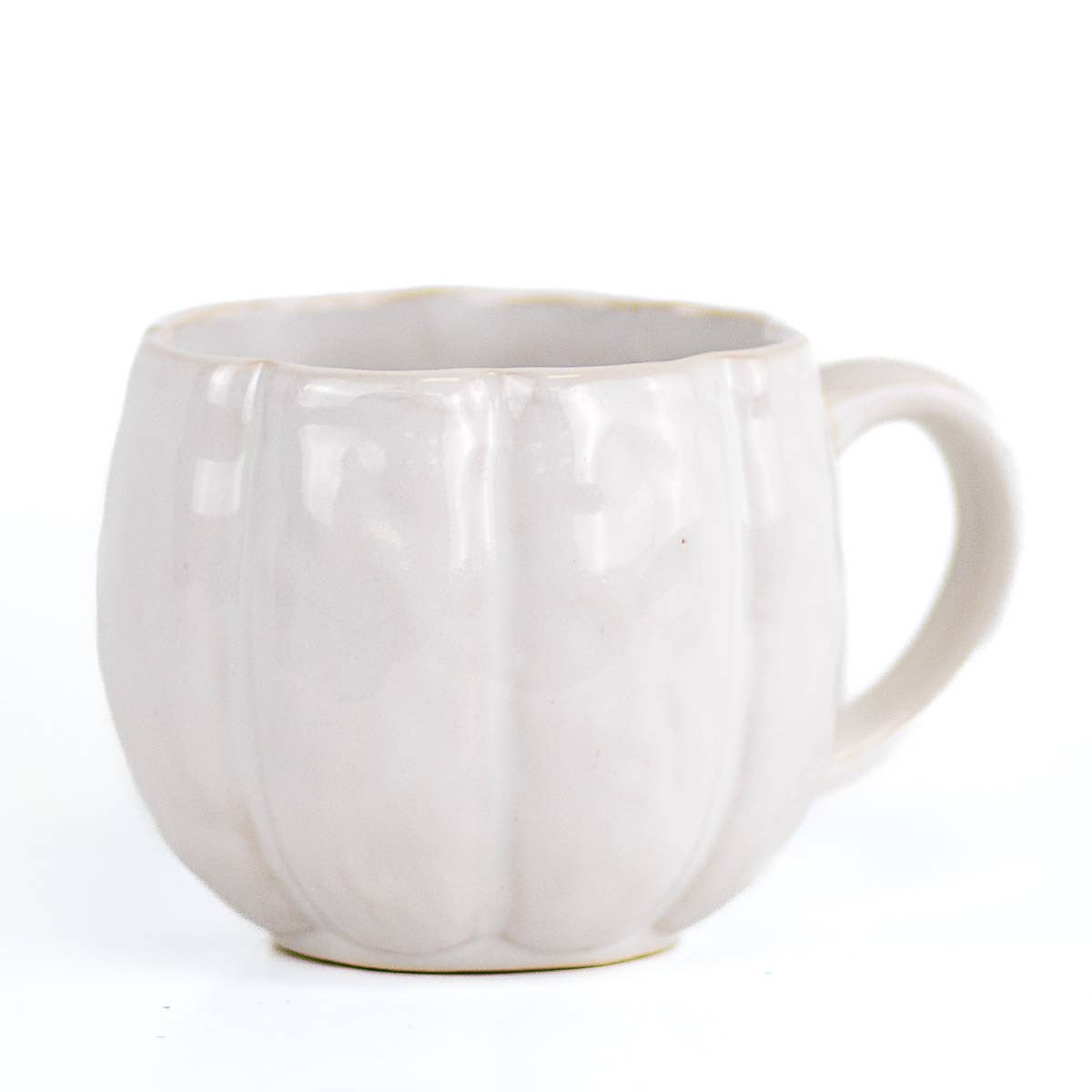 Oliver Pumpkin Mug - Antique White 18oz