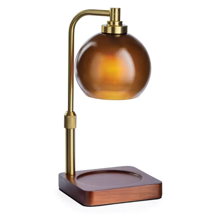 Amber Sphere Candle Warmer Lamp