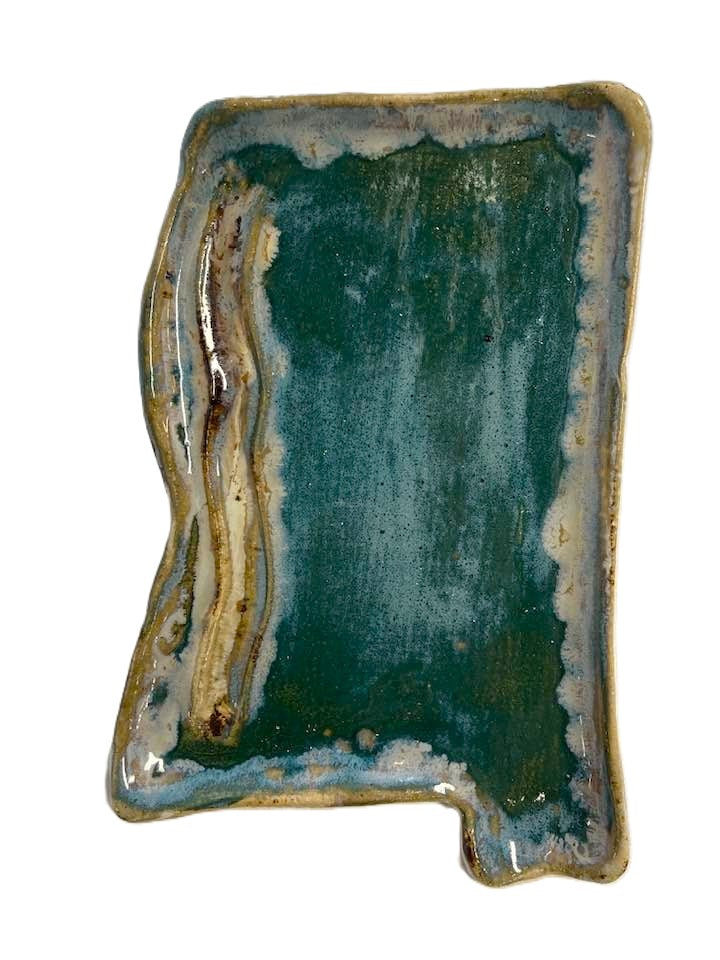 Mississippi Shaped Dish ( 5 glazes )