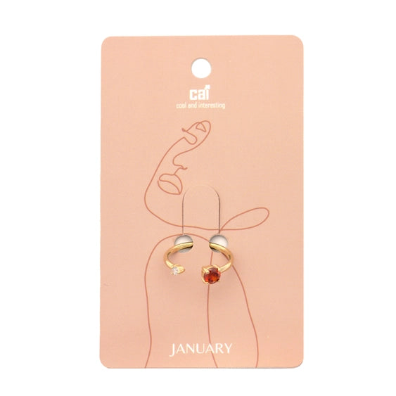 Cai Duo Sparkling Birthstone Ring