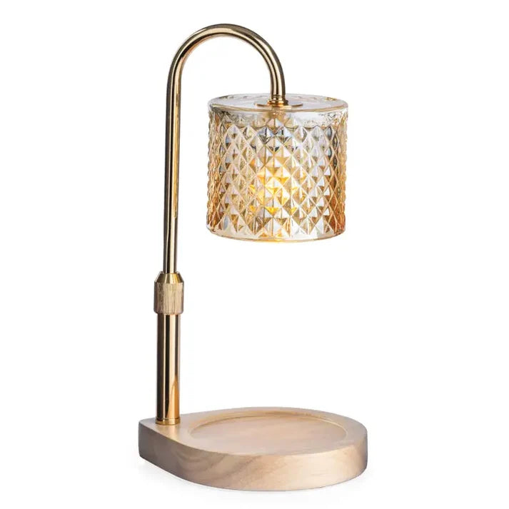 Champagne Crystal Candle Warmer Lamp