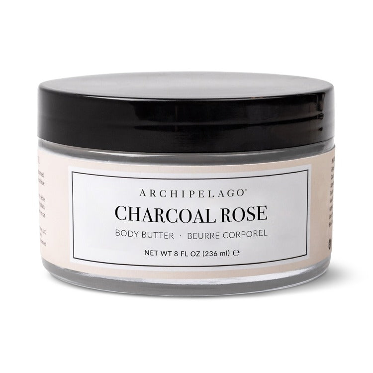 ARCHIPELAGO Charcoal Rose 7oz Body Butter ( NEW )