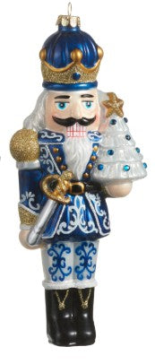 8.25" Chinoiserie Nutcracker Ornament