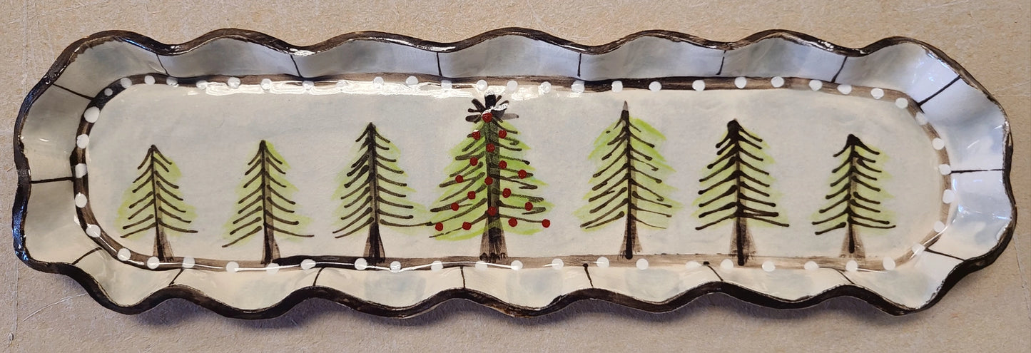 Heartfelt Traditions Cracker Tray (Trees)