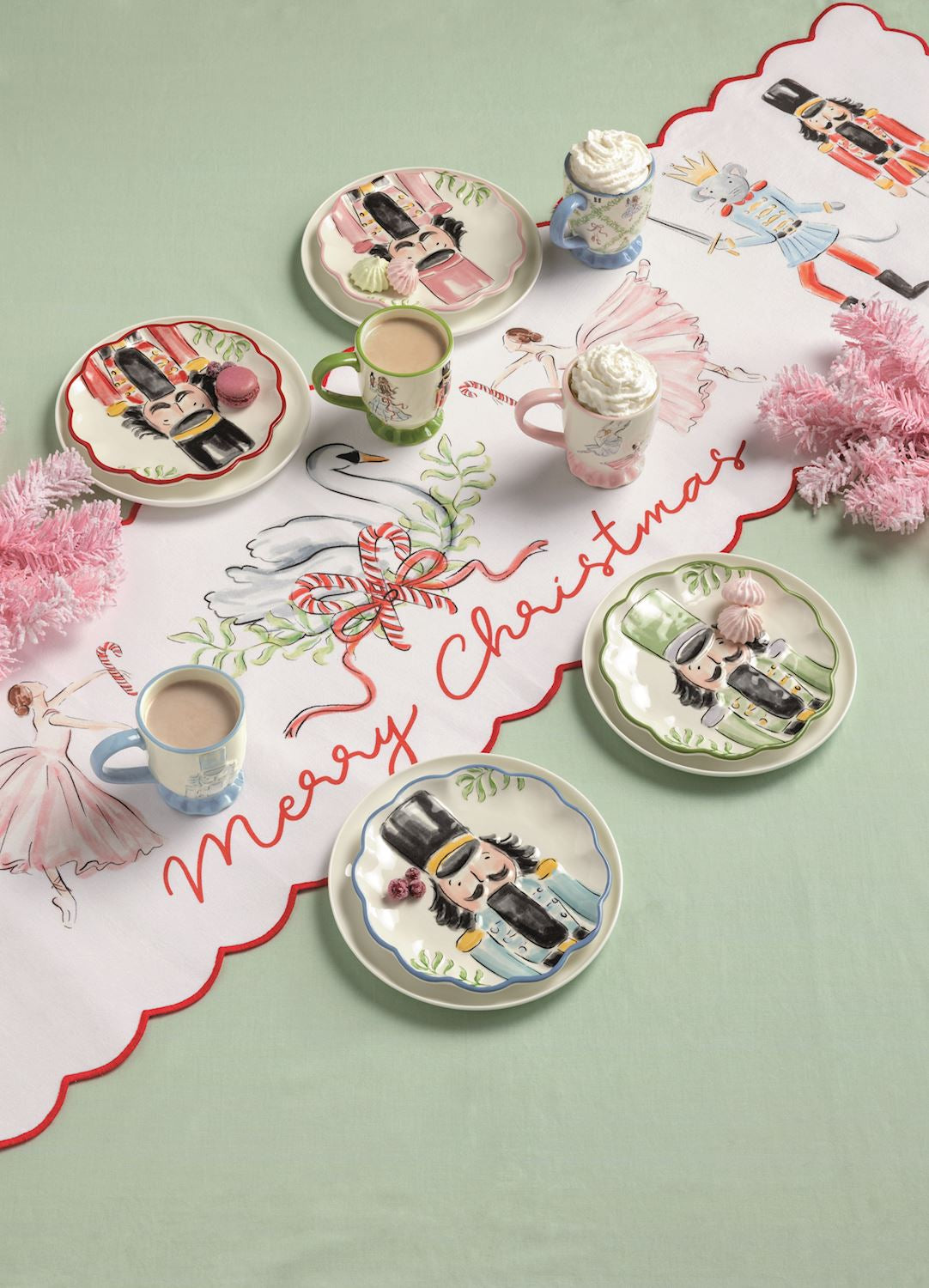 Christmas Nutcracker Dessert Plates