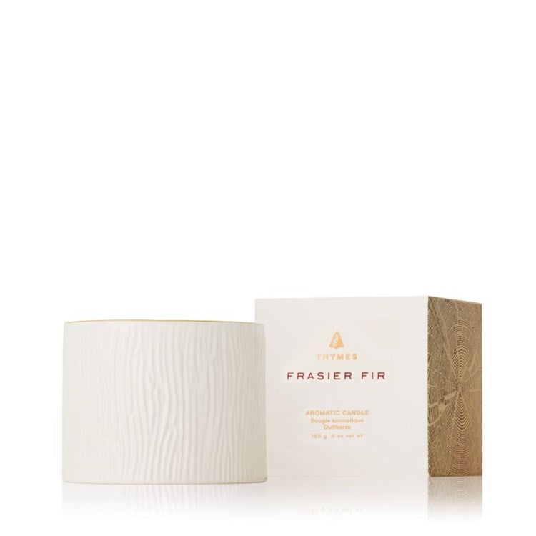 Frasier Fir Ceramic Poured Candle, Petite