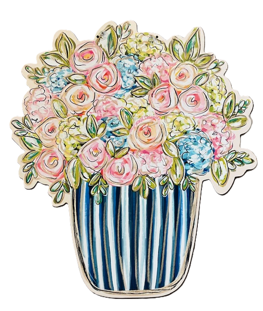Bluebell Blooms Door Hanger