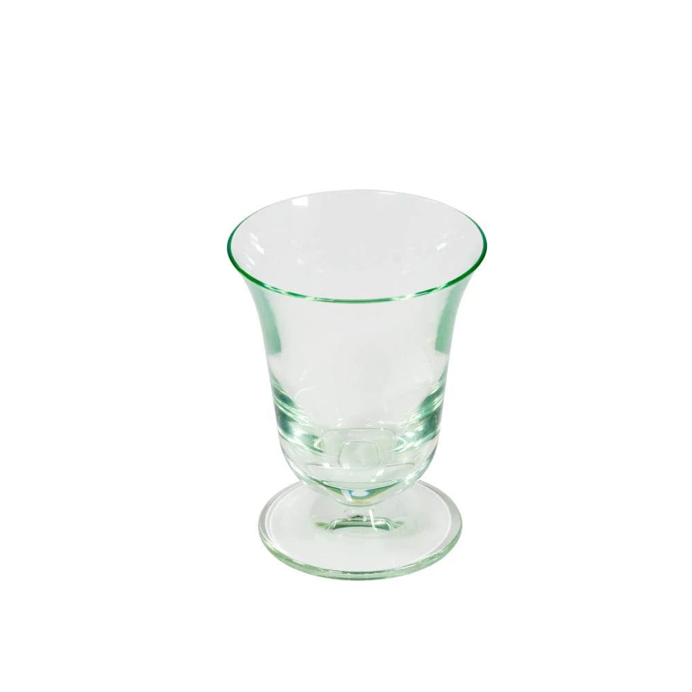 Acrylic Flared Wine Glasses ( Clear or Light Green )