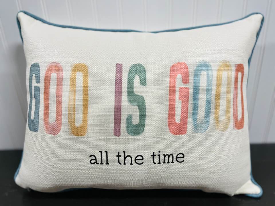 God is Good Pillow