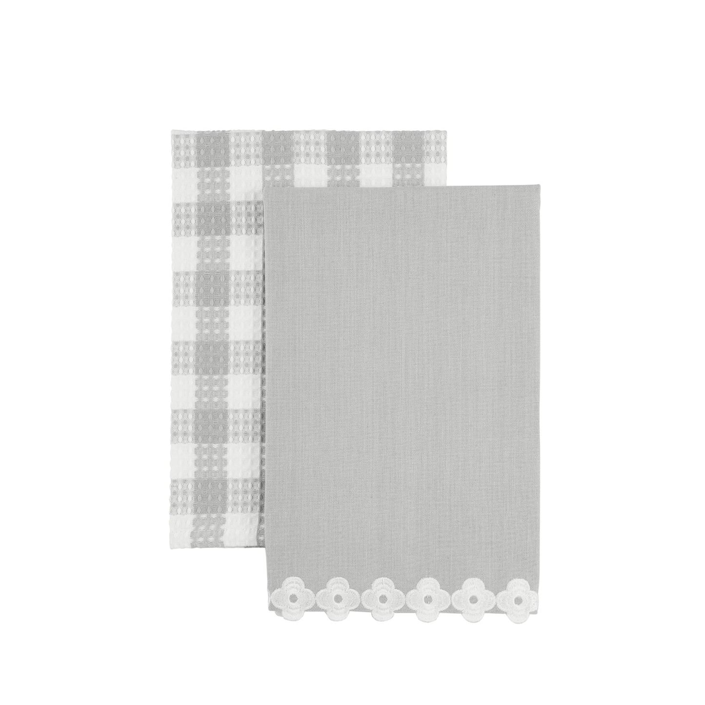 Embroidered Kitchen Towel 2pc. Set ( 2 Styles )