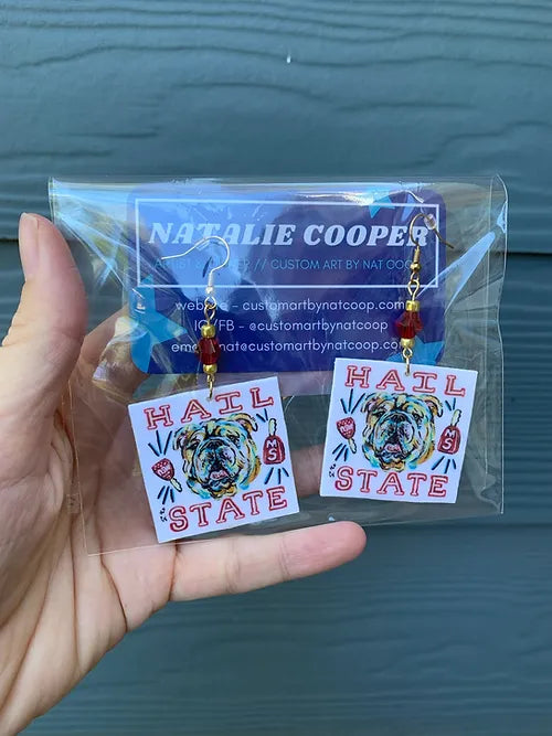 Nat Coop Game Day Earrings