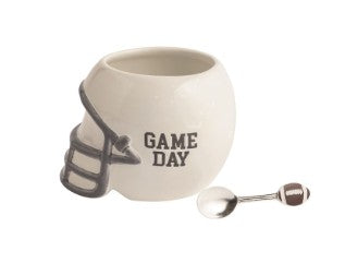 Football Helmet Dip Bowl Set