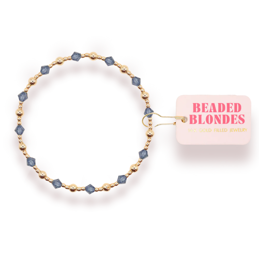 Beaded Blondes Gold & Gold/Pearl Bracelet Collection