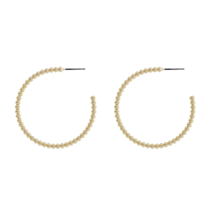 18K Gold Plated Large Bubble Studded Earrings