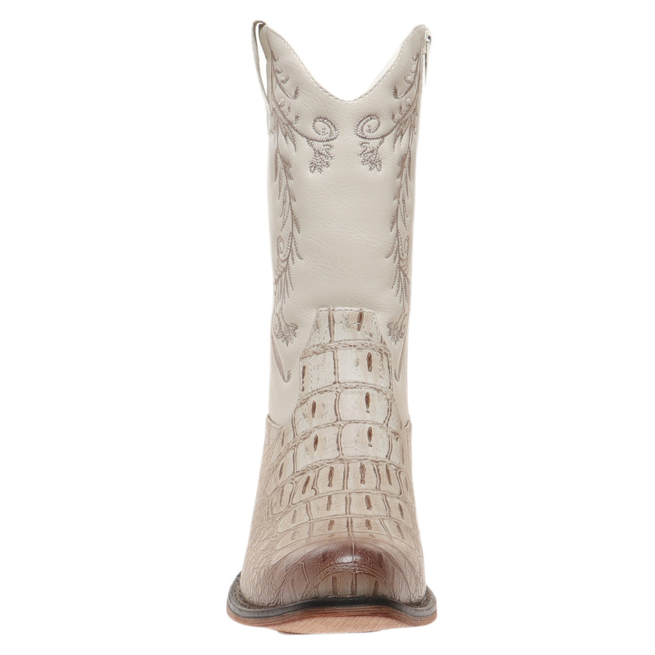 Pierre Dumas Kaylee-24 Boot - Cream Crocodile