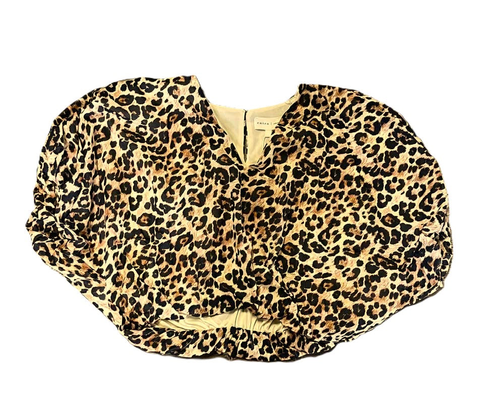 Entro Fall Leopard Print Skirt Set