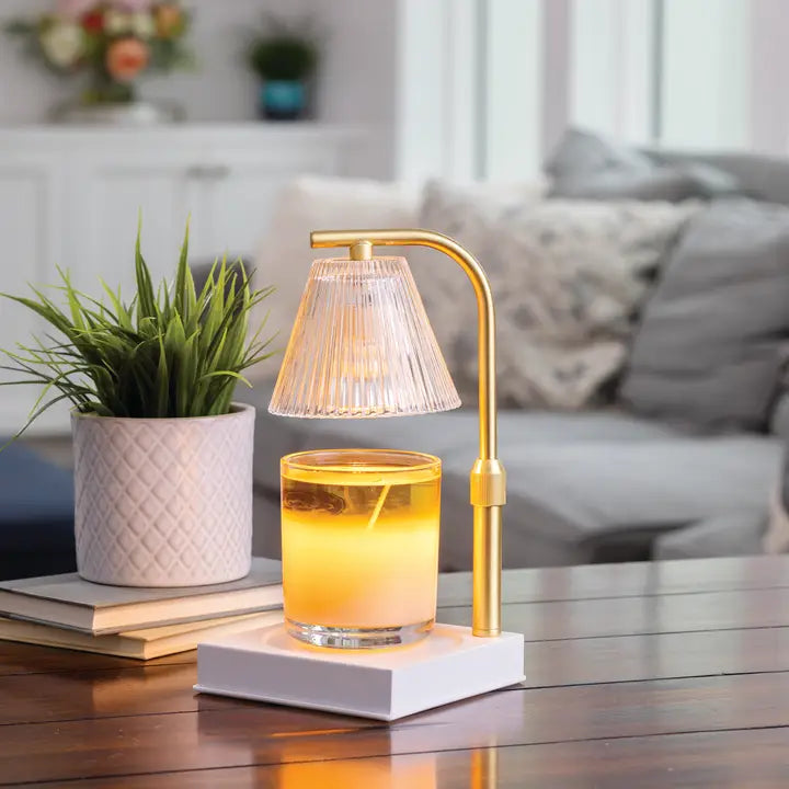 Luna Candle Warmer Lamp Gold